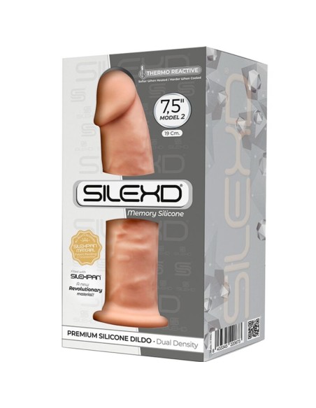 SILEXD - MODELO 2 PENE REALISTICO SILICONA PREMIUM SILEXPAN 19 CM