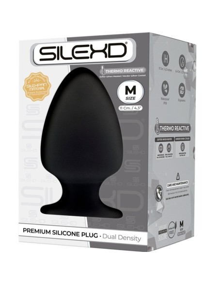 SILEXD - MODELO 1 PLUG ANAL SILICONA PREMIUM SILEXPAN PREMIUM TERMORREACTIVO TALLA M