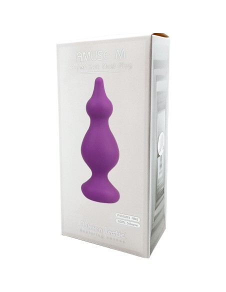 ADRIEN LASTIC - AMUSE PLUG ANAL SILICONA VIOLETA TALLA M