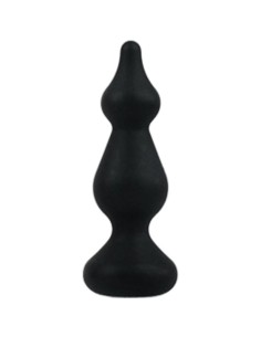 ADRIEN LASTIC - AMUSE PLUG ANAL SILICONA NEGRO TALLA S