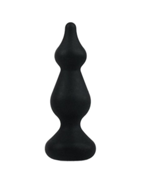 ADRIEN LASTIC - AMUSE PLUG ANAL SILICONA NEGRO TALLA S