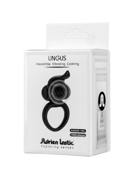 ADRIEN LASTIC - LINGUS ANILLO VIBRADOR NEGRO