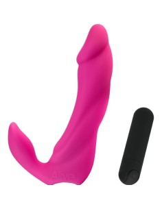 ALIVE - BIFUN PRO DILDO VIBRADOR ROSA 14.9 CM 2