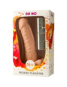 ALIVE - DR. NO PENE REALISTICO VIBRADOR 18 CM 2