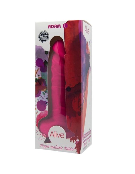 ALIVE - ADAM L PENE REALISTICO FUCSIA 19 CM