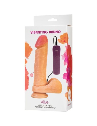 ALIVE - BRUNO PENE REALISTICO VIBRADOR 22 CM
