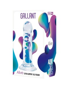 ALIVE - GALLANT PENE REALISTICO TRANSPARENTE 14 CM 2