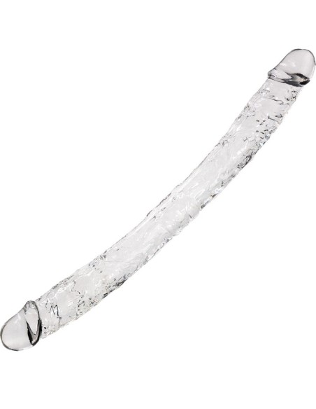 ALIVE - SUPREME PENE REALISTICO DOBLE TRANSPARENTE 38.5 CM