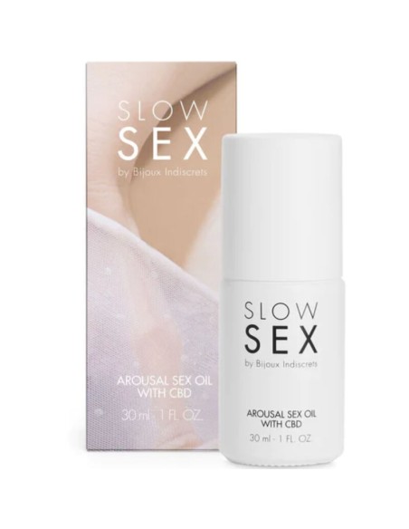 BIJOUX INDISCRETS - SLOW SEX SEXUAL MASSAGE OIL WITH CBD 30 ML