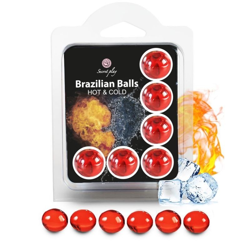 SECRETPLAY SET 6 BRAZILIAN BALLS EFECTO FRIO Y...