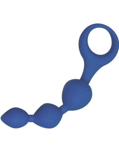 ALIVE - TRIBALL BOLAS ANALES SILICONA AZUL 15 CM