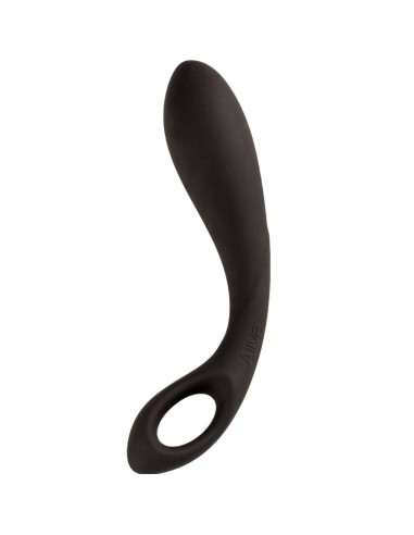 ALIVE - BLACK HEART MASAJEADOR ANAL 15 CM