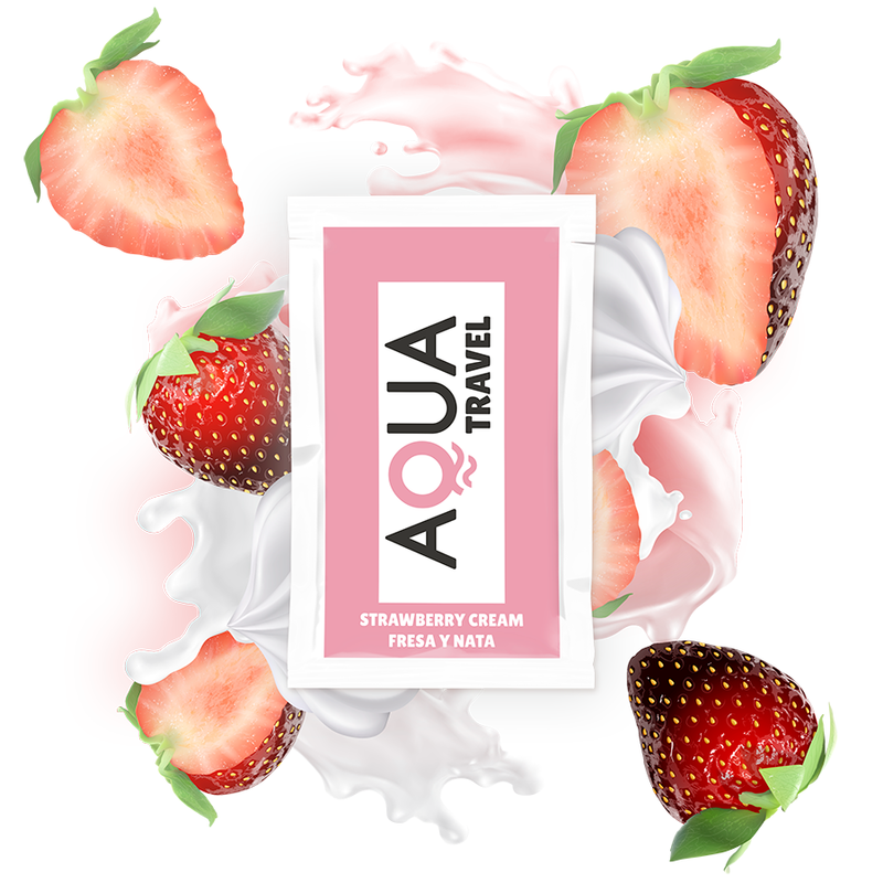 AQUA TRAVEL - STRAWBERRY CREAM FLAVOUR...