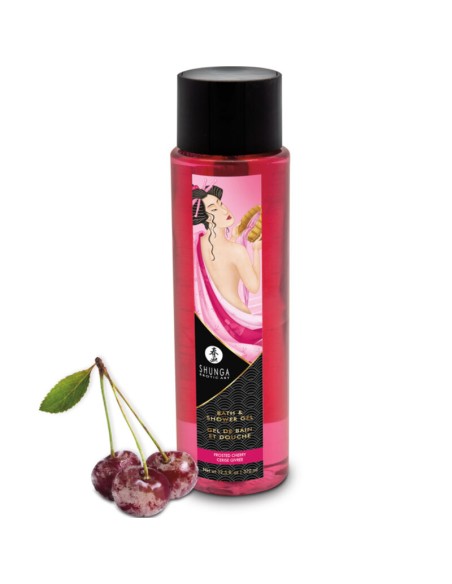 SHUNGA - BATH  SHOWER GEL FROSTED CHERRY 370 ML