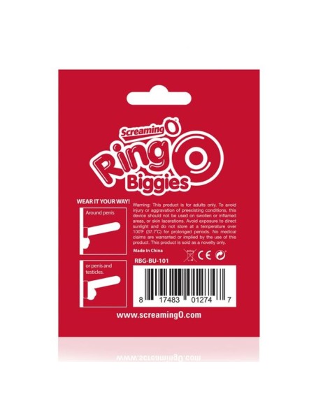 SCREAMING O - ANILLO RINGO BIGGIES AZUL