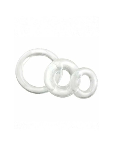 SCREAMING O - ANILLO RINGOS X3 TRANSPARENTE