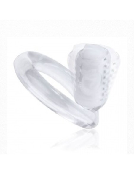 SCREAMING O - ANILLO VIBRADOR GO Q VIBE TRANSPARENTE