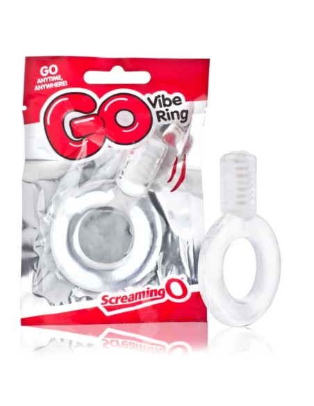 SCREAMING O - ANILLO VIBRADOR GO TRANSPARENTE