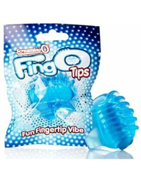 SCREAMING O - ANILLO PARA DEDOS FINGO TIPS AZUL