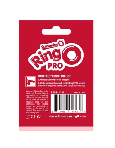 SCREAMING O - ANILLO RINGO RITZ ROJO