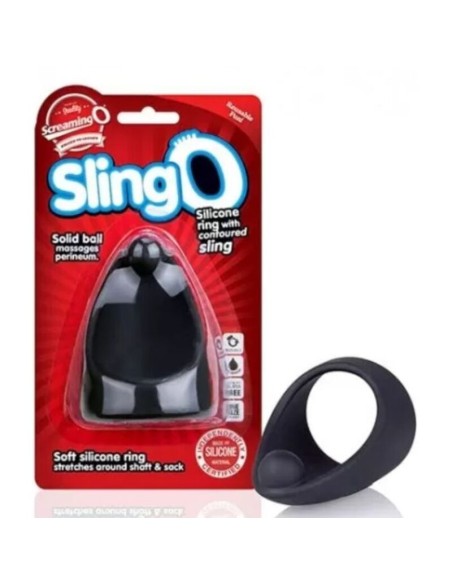 SCREAMING O - ANILLO SLINGO NEGRO