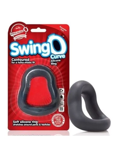 SCREAMING O - ANILLO SWINGO CURVED GRIS