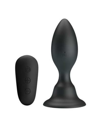 MR PLAY - ANAL PLUG WITH VIBRATION BLACK REMOTE...