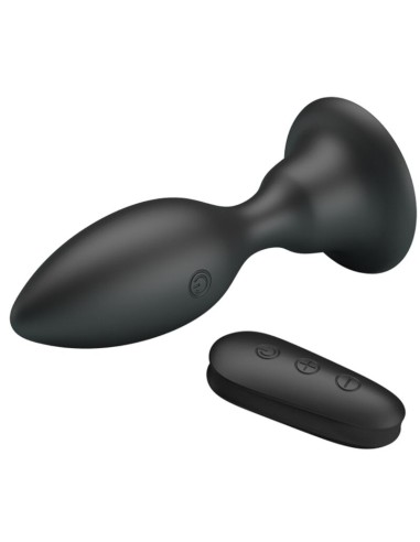 MR PLAY - ANAL PLUG WITH VIBRATION BLACK REMOTE...