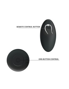 MR PLAY - PLUG ANAL CON VIBRACION NEGRO CONTROL REMOTO 2