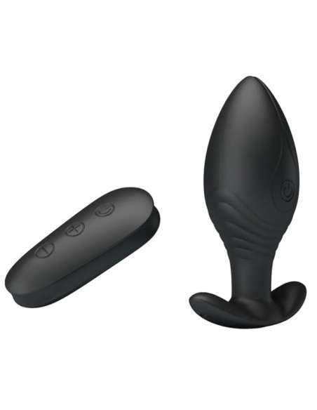 PRETTY LOVE - REGINA ANAL PLUG RECHARGEABLE VIBRATOR BLACK