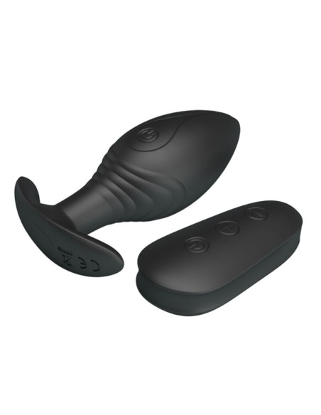 PRETTY LOVE - REGINA ANAL PLUG RECHARGEABLE VIBRATOR BLACK