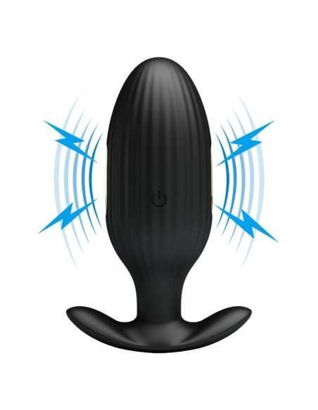 PRETTY LOVE - JEFFERSON APP CONTROLLED ANAL PLUG BLACK