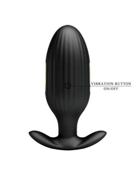 PRETTY LOVE - JEFFERSON APP CONTROLLED ANAL PLUG BLACK