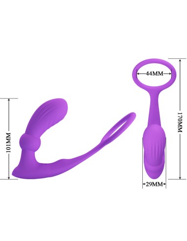 PRETTY LOVE - WARREN VIOLET ANAL RING  VIBRATOR