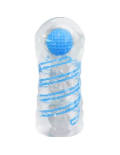 PRETTY LOVE - SMALL MASTURBATOR WITH BLUE SPIRALS