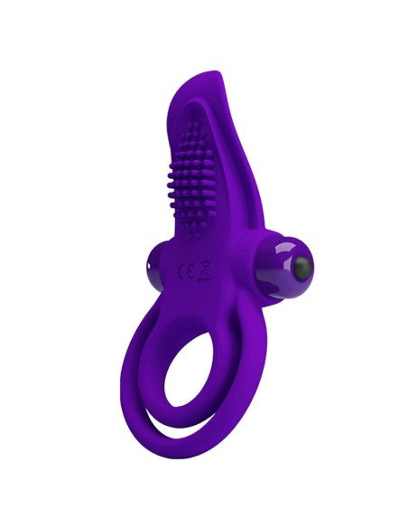 PRETTY LOVE - PURPLE VIBRATING PENIS RING