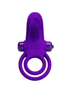 PRETTY LOVE - PURPLE VIBRATING PENIS RING 2