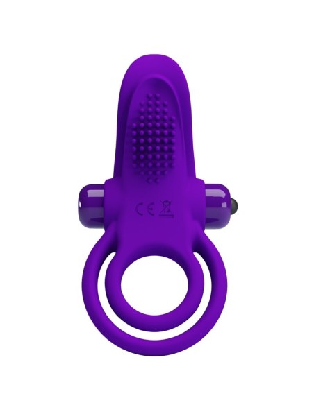 PRETTY LOVE - PURPLE VIBRATING PENIS RING