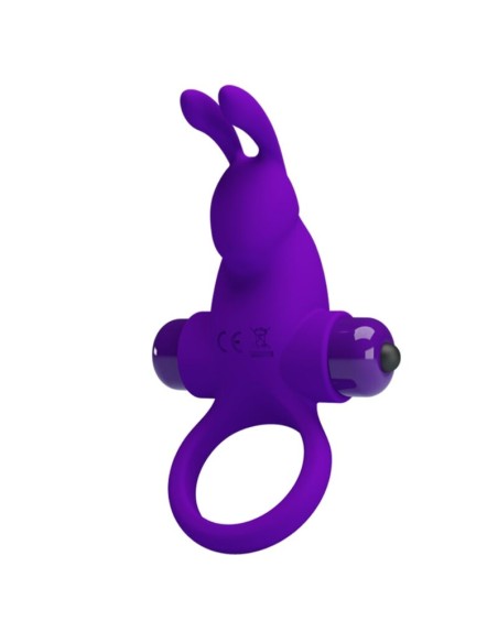 PRETTY LOVE - VIBRATOR RING I RABBIT FOR PURPLE PENIS