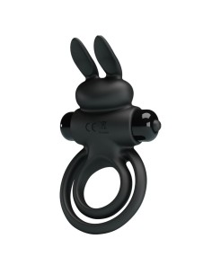 PRETTY LOVE - VIBRATOR III RABBIT RING FOR BLACK PENIS 2