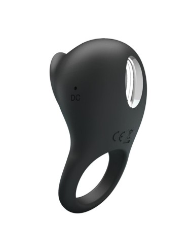 PRETTY LOVE - VIBRATING PENIS RING WITH BLACK...