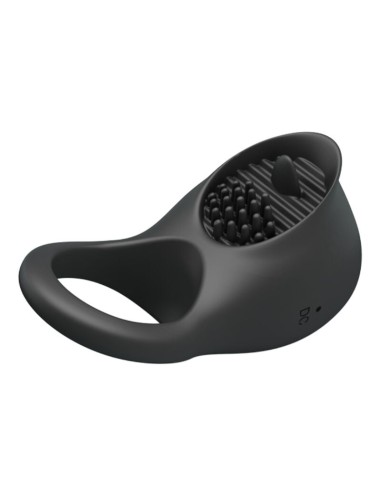 PRETTY LOVE - VIBRATING PENIS RING WITH BLACK...