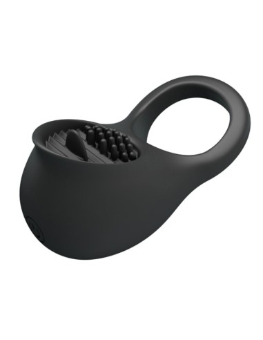 PRETTY LOVE - VIBRATING PENIS RING WITH BLACK...