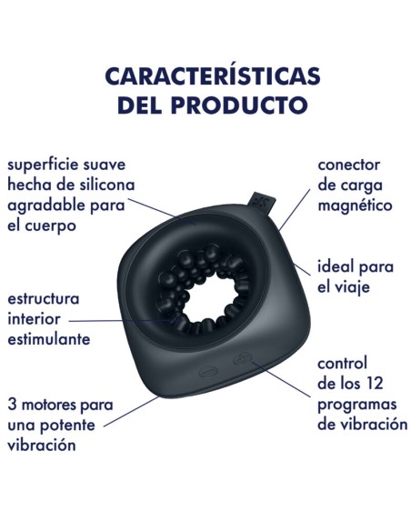 SATISFYER - RING STROKER MASTURBATOR  VIBRATOR