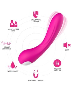 ARMONY - LEGEND VIBRATOR SILICONE FUCHSIA 2