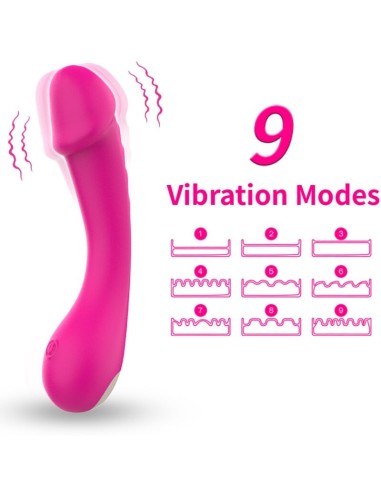 ARMONY - DILDO VIBRATOR G-SPOT SILICONE FUCHSIA