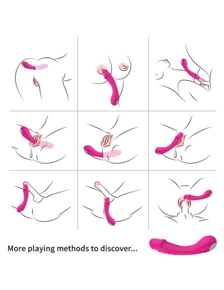 ARMONY - DILDO VIBRATOR G-SPOT SILICONE FUCHSIA