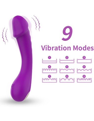 ARMONY - DILDO VIBRATOR G-SPOT SILICONE PURPLE