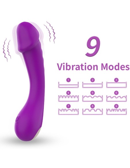 ARMONY - DILDO VIBRATOR G-SPOT SILICONE PURPLE
