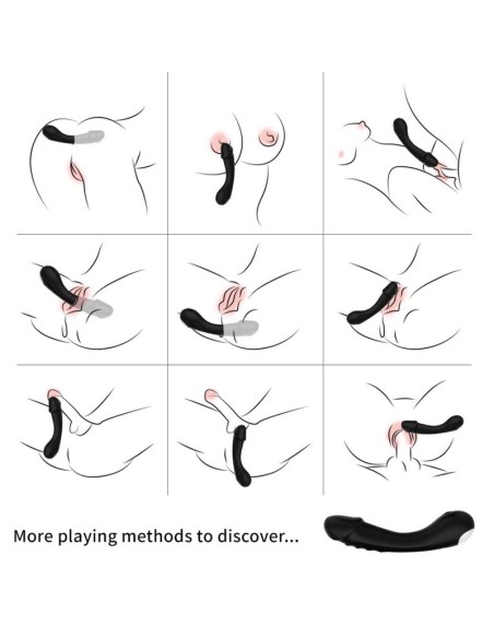 ARMONY - DILDO VIBRATOR G-SPOT SILICONE BLACK